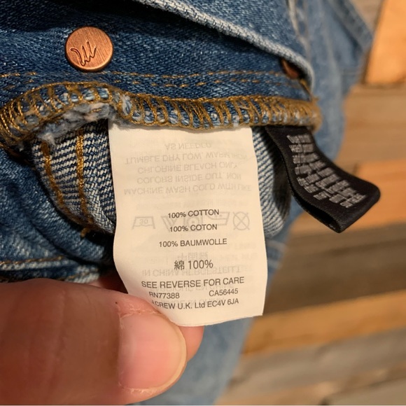 Madewell Adirondack Short Overalls Raw Hem In Dawkins Wash Size M - Picture 12 of 14